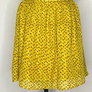 Mossimo Supply Co. mustard and brown skirt size M